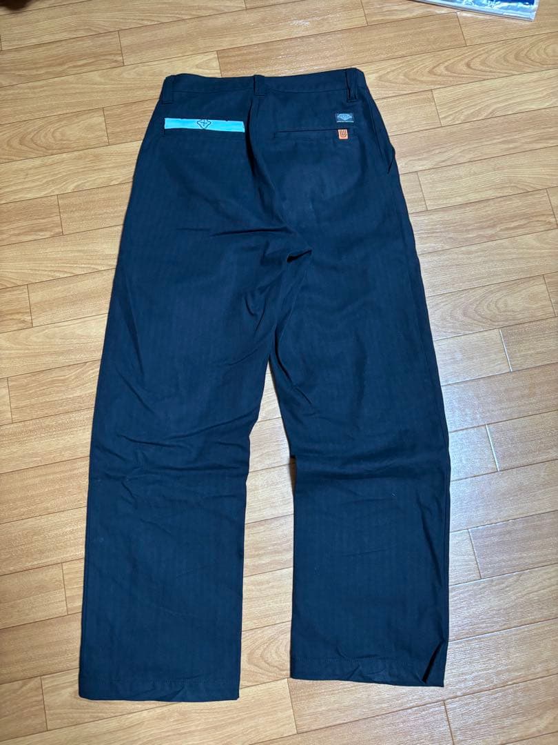 UNIVERSALOVERALL×TSY ワークパンツ　ブラック