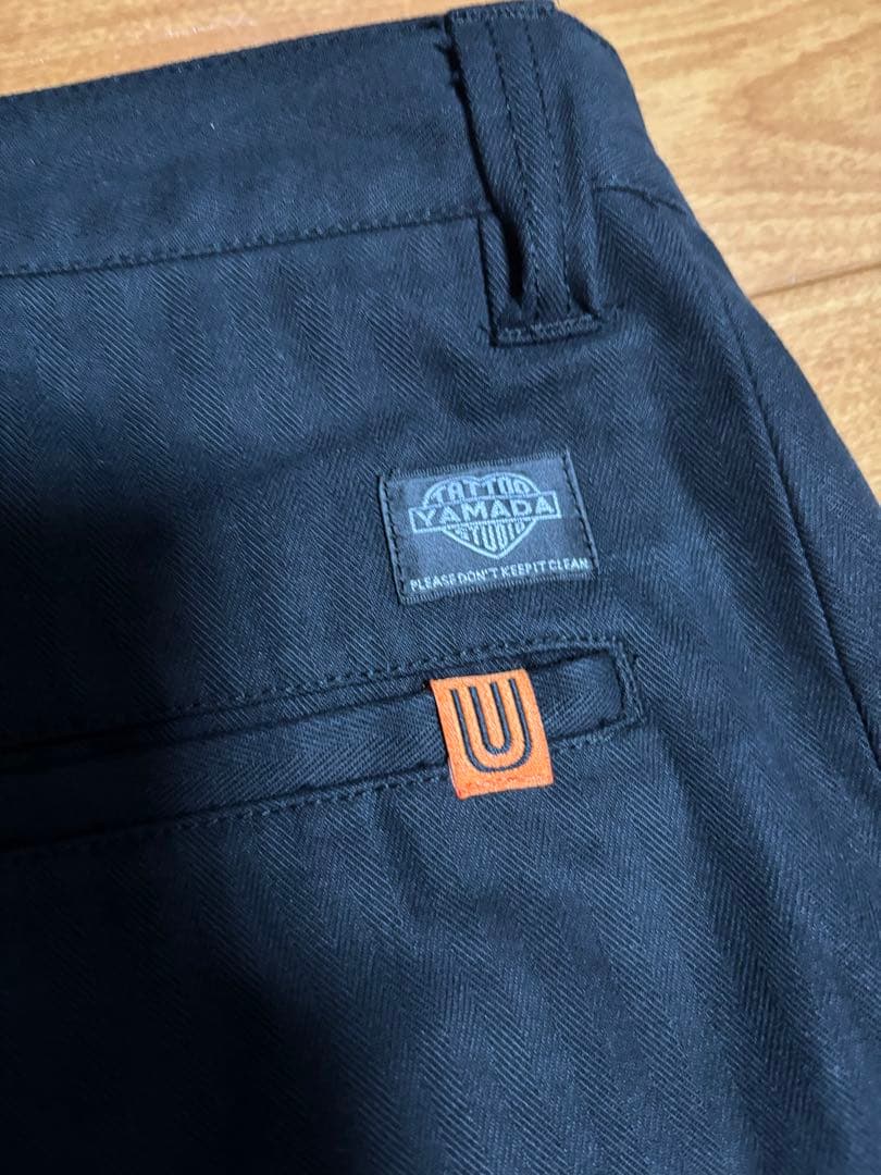 UNIVERSALOVERALL×TSY ワークパンツ　ブラック