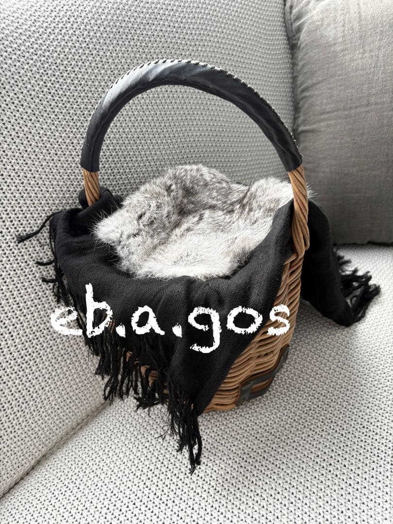 eb.a.gos／ブライドルバケツM／ブラック