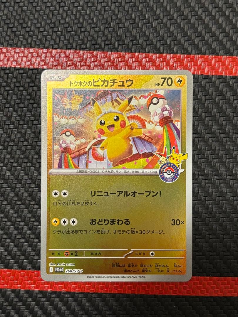 トウホクのピカチュウ