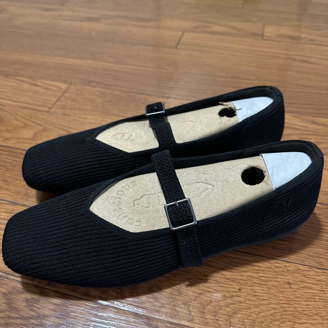 VIVAIA スクエアトゥ メリージェーン フラットシューズ