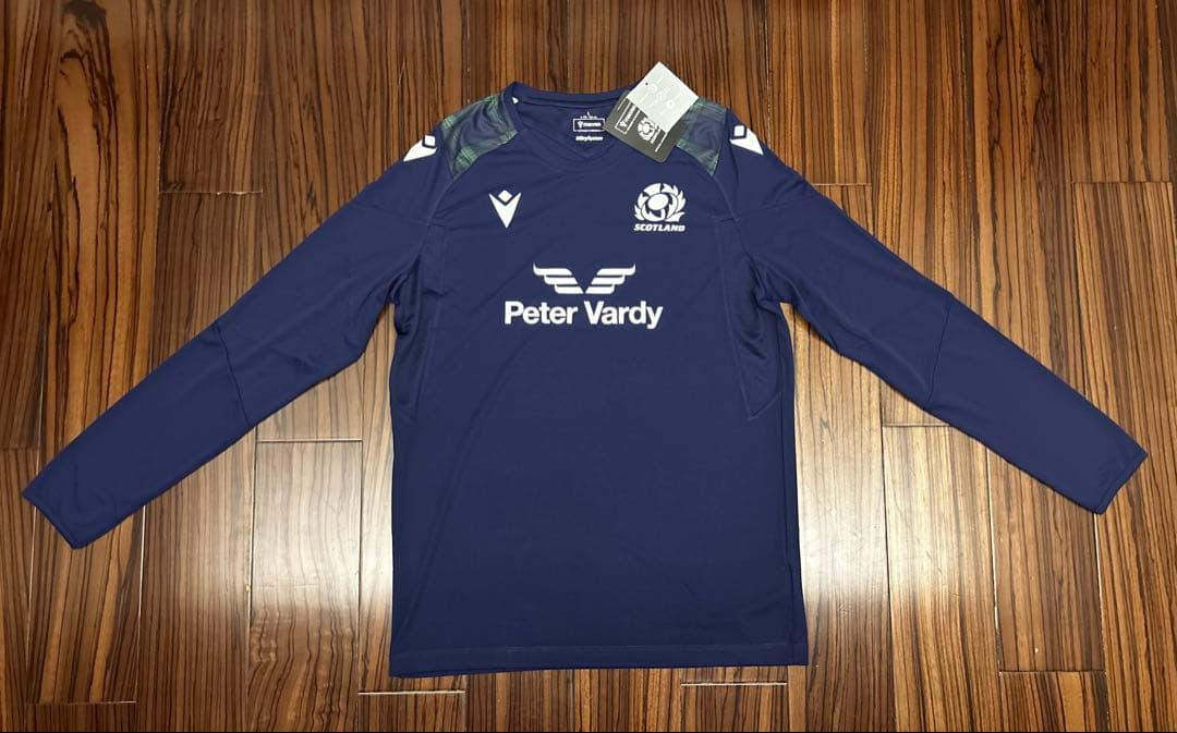 【新品未使用】ラグビー　スコットランド代表　長袖トレーニングシャツ　L