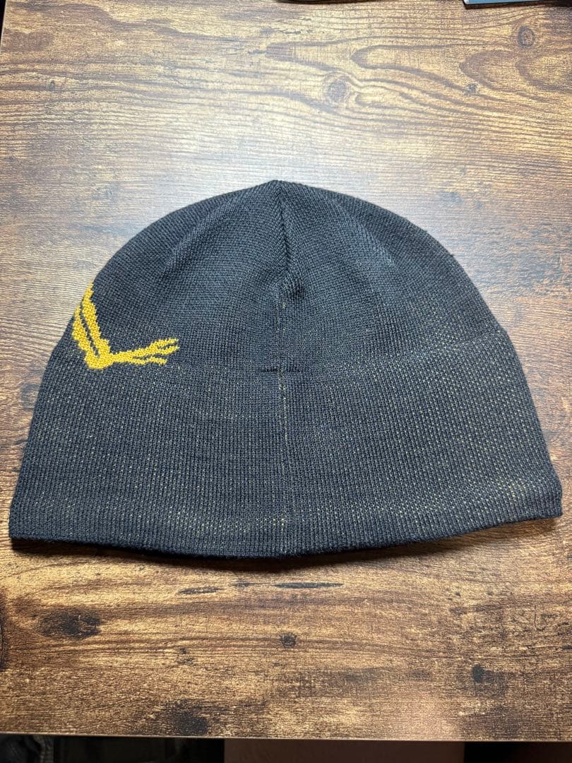 ARC'TERYX ニット帽 黒/黄