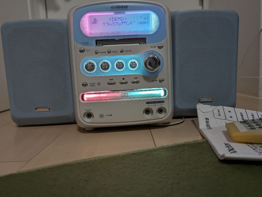 【説明書付】VICTORマイクロコンポ UX-QX1