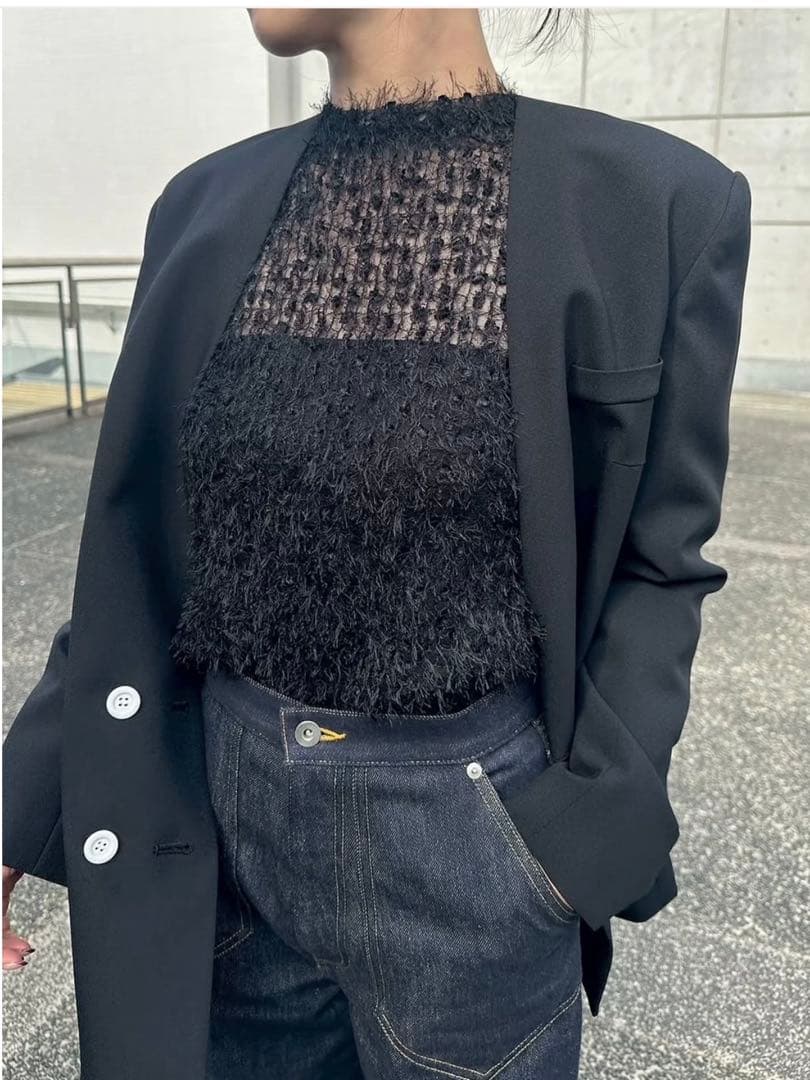 cygne♡タグ付新品♡チュールシアートップス