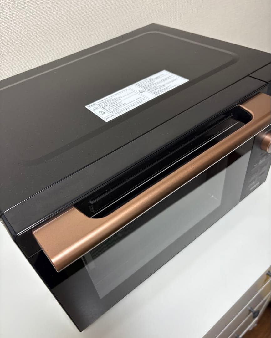 フラットオーブンレンジ YAMAZEN ヤマゼン 縦開き 18L 2021年製