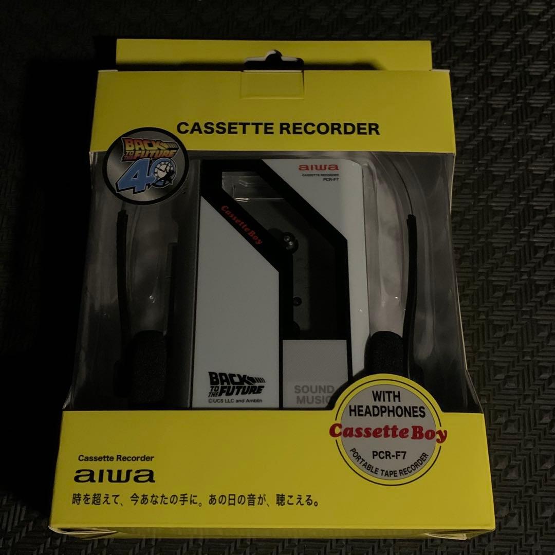 aiwa カセットプレイヤー PCR-F7 BACK TO THE FUTURE