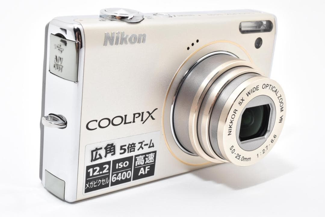 極美品☆Nikon ニコン COOLPIX S640 シルバー デジカメ#963