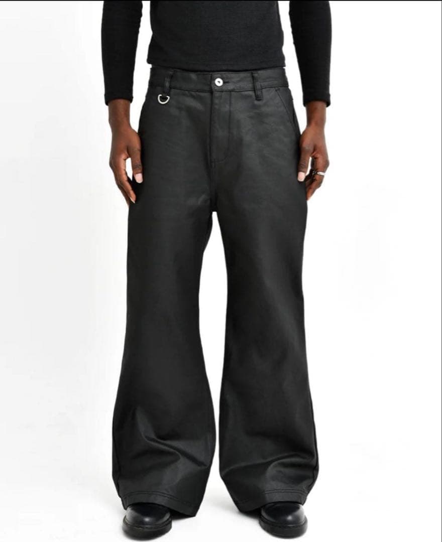 パンツ Asapmode Stacked Oil Coating Pants