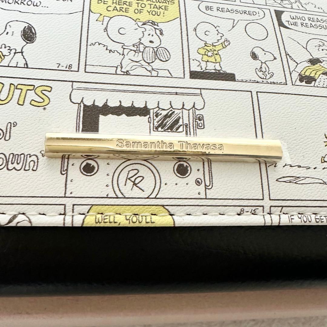 【未使用】【箱・カード付き】サマンサタバサ　スヌーピー　長財布　本革　レザー