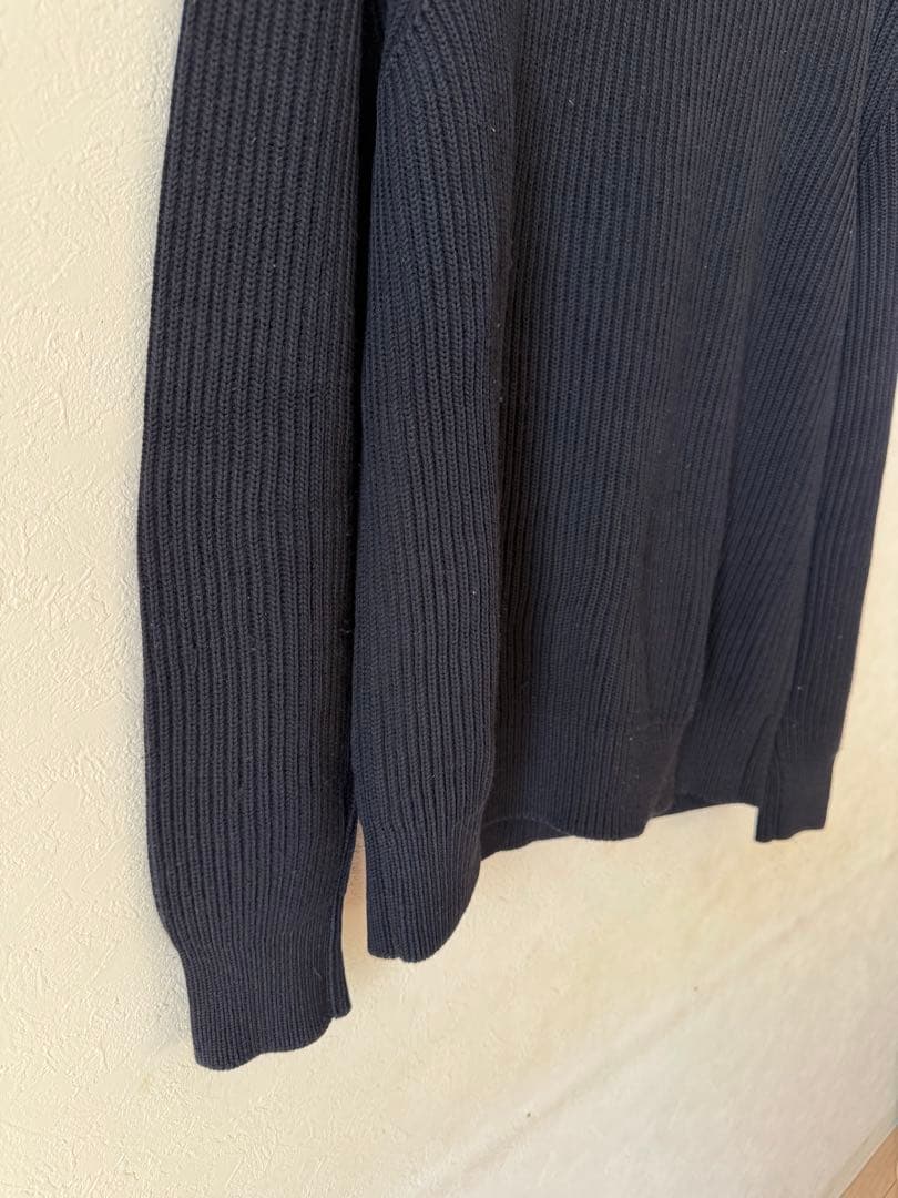 オーラリー　AURALEE 17aw リブニット　サイズ4 ブラック