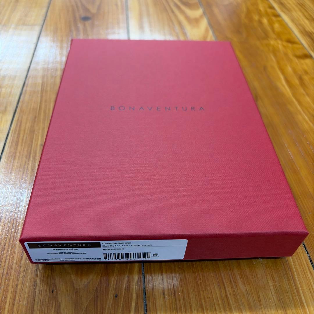 ボナベンチュラ　iPhone SE (第2・3世代) レザーケース 黒