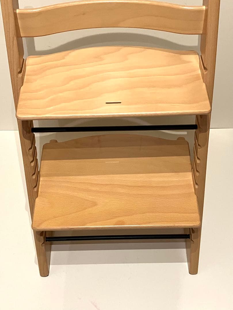 【美品】新型 ストッケ トリップトラップ ナチュラル シリアルナンバー4 ②