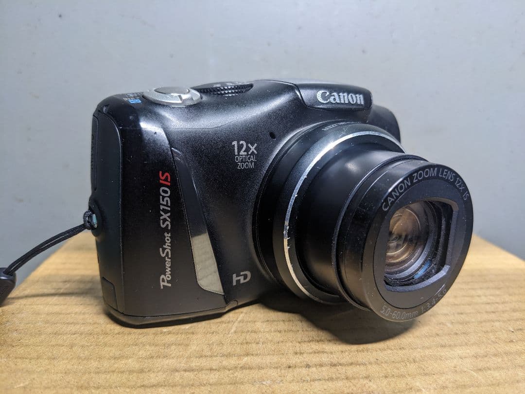 Canon キャノン PowerShot SX150IS ブラック 訳有り現状品