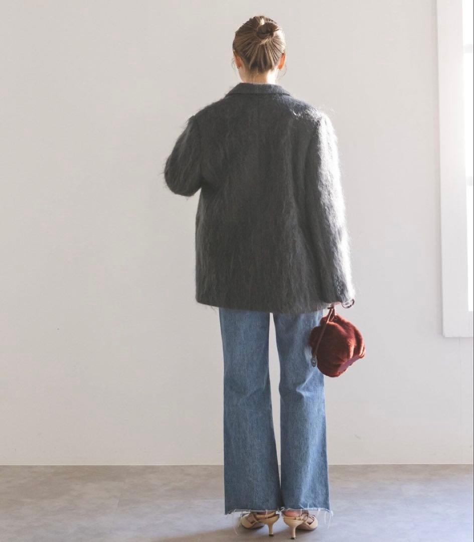 最終値下げ12/6まで〆　NOBLE モヘアMIXシャギージャケット