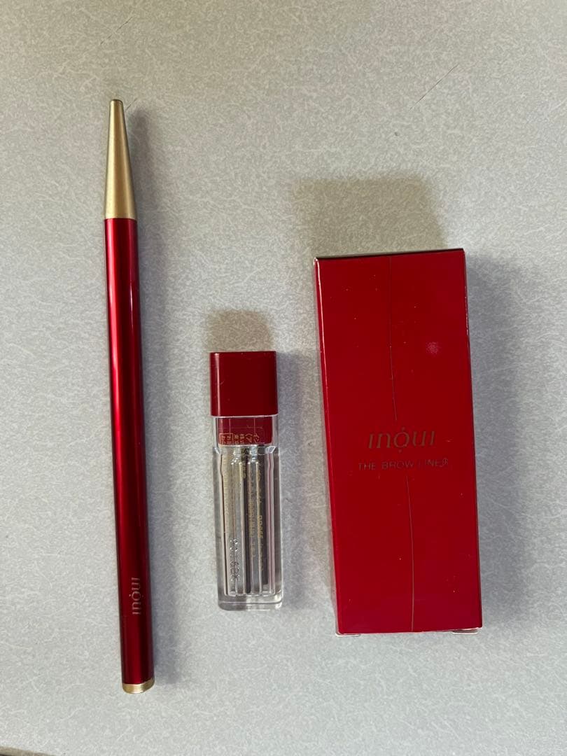 【廃盤品】資生堂　インウイ　ザ　ブローライナー　本体　レフィル2本