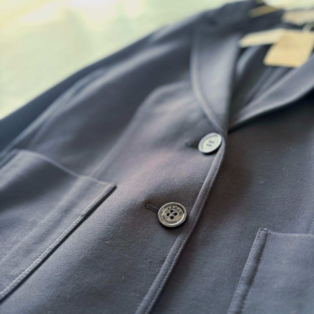 ARMANI COLLEZIONI 46サイズ　テーラードジャケット　ポンチ素材