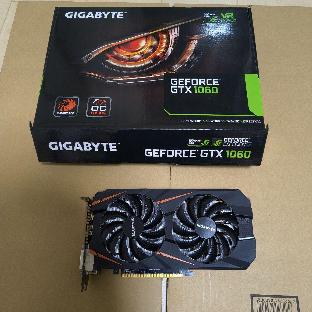 グラフィックボード・グラボ・ビデオカード GIGABYTE GTX 1060 OC Edition