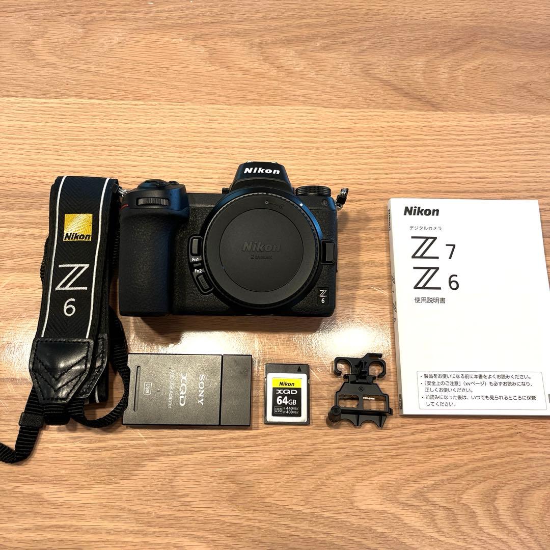 Nikon Z6 本体のみ　XQDカード本体とリードライター付き