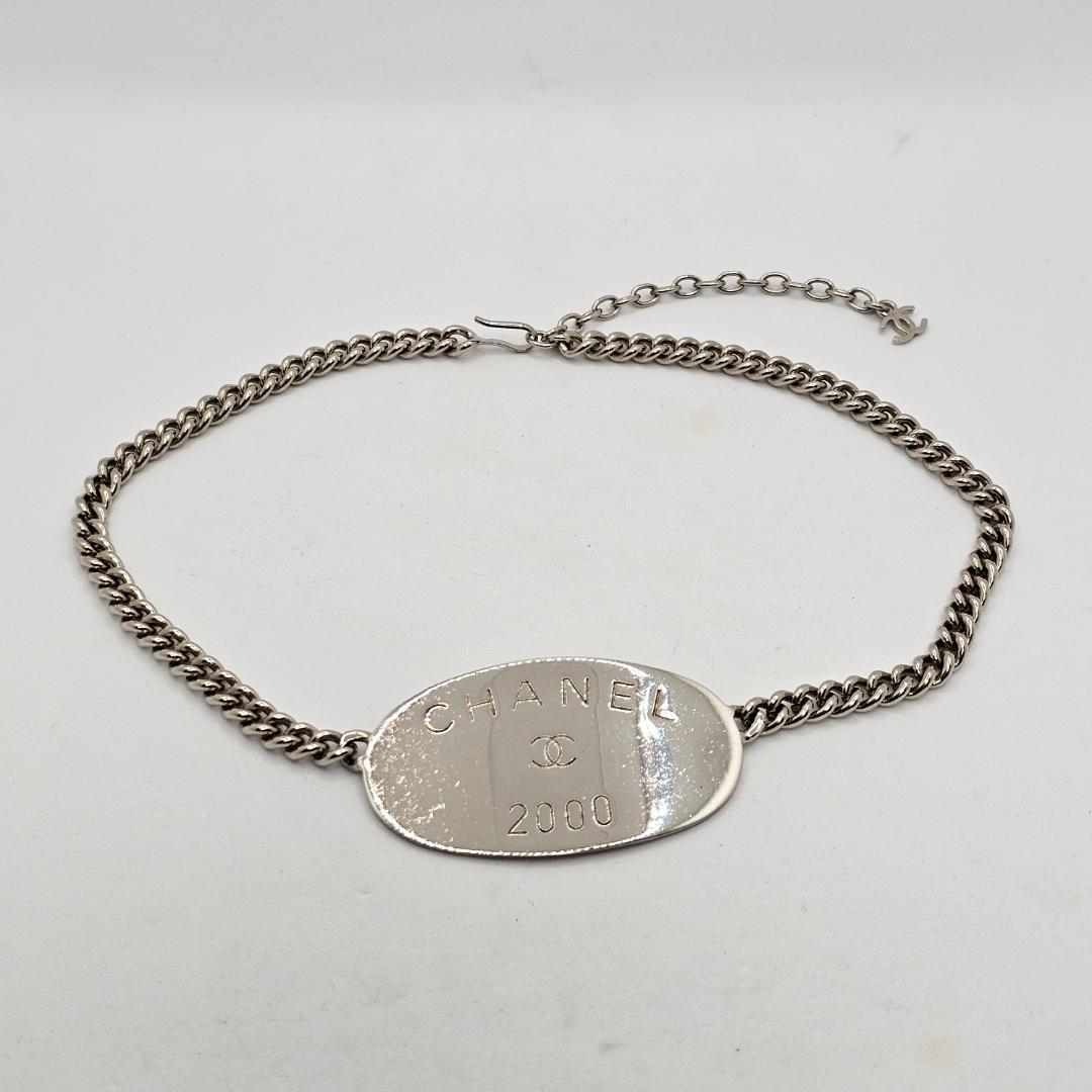 CHANEL シルバー チェーンネックレス 2000年モデル
