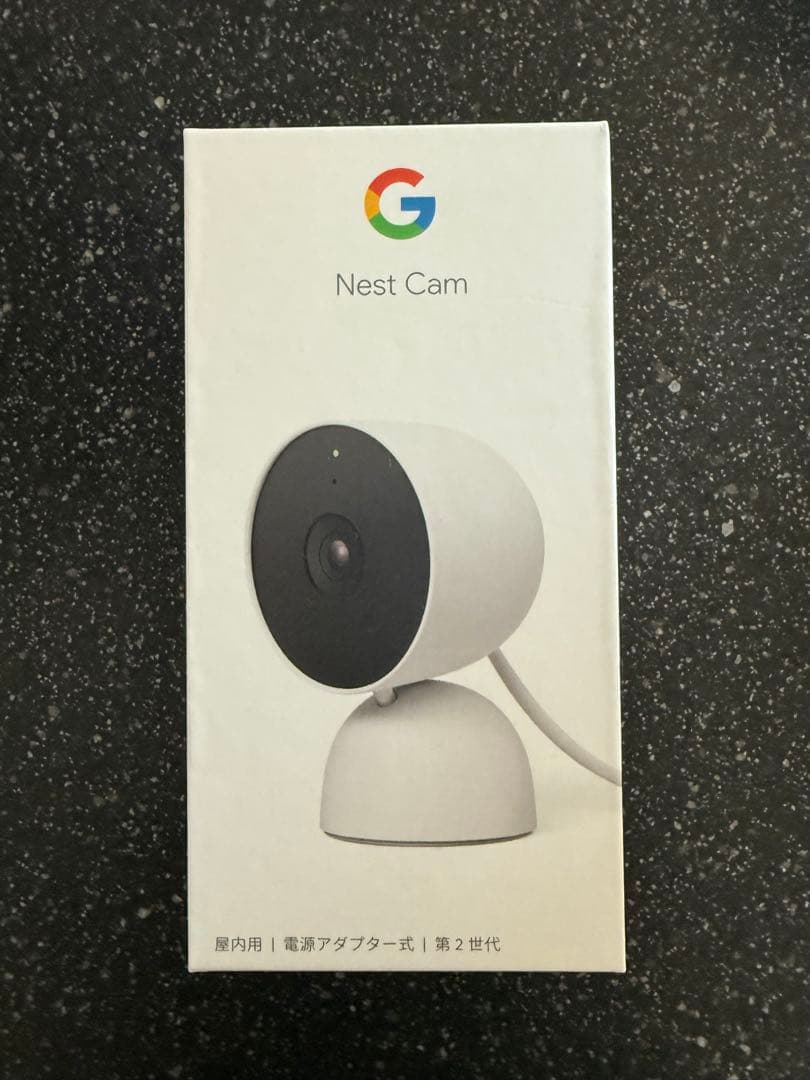 GA01998-JP Google Nest Cam(屋内用/電源アダプター式)
