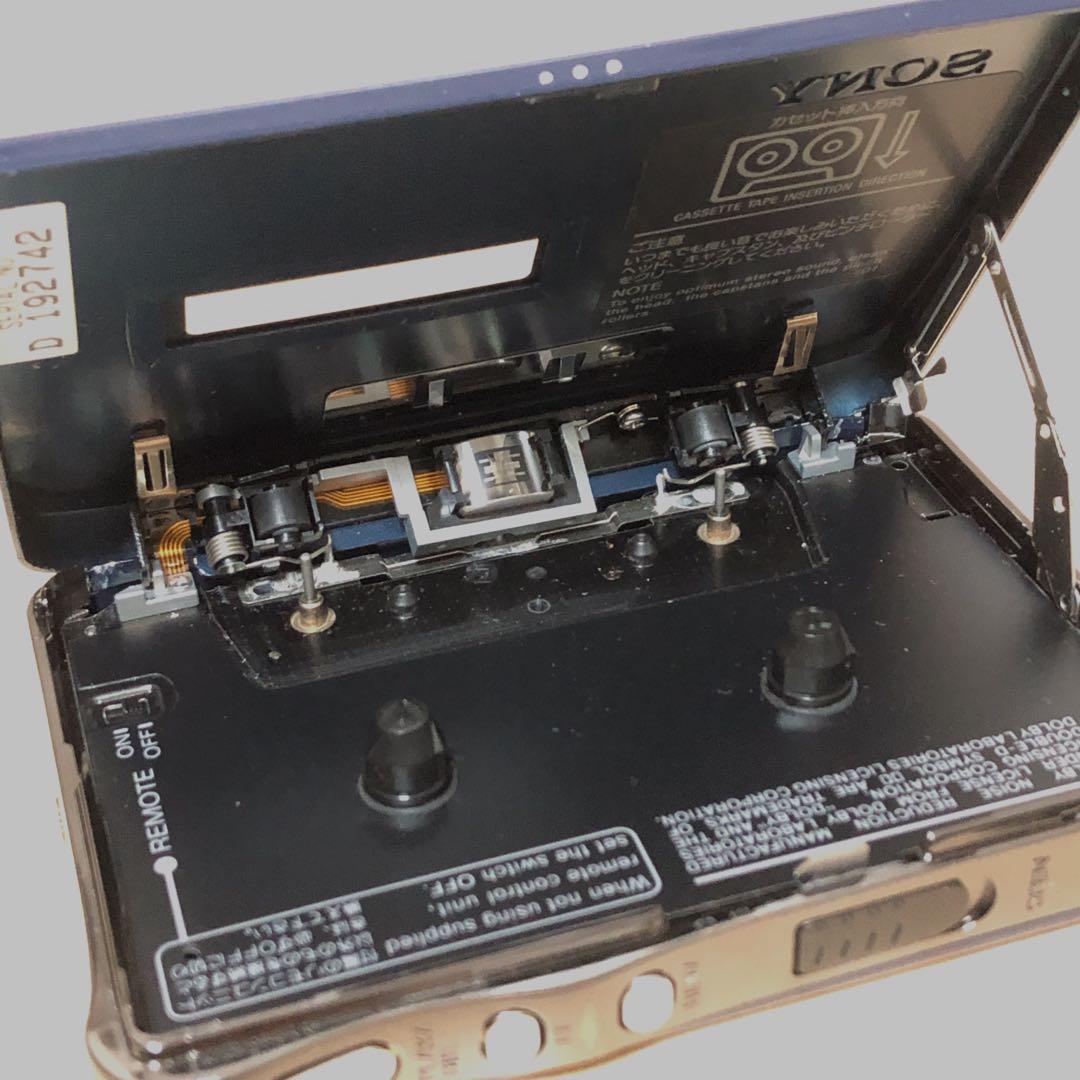 SONY WALKMAN WM-EX70 ブルー テープ再生可能 現状渡し品