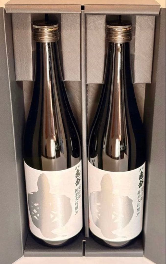 値下げ中！亀齢 美山錦 純米大吟醸39 銀亀 720ml 2本セット