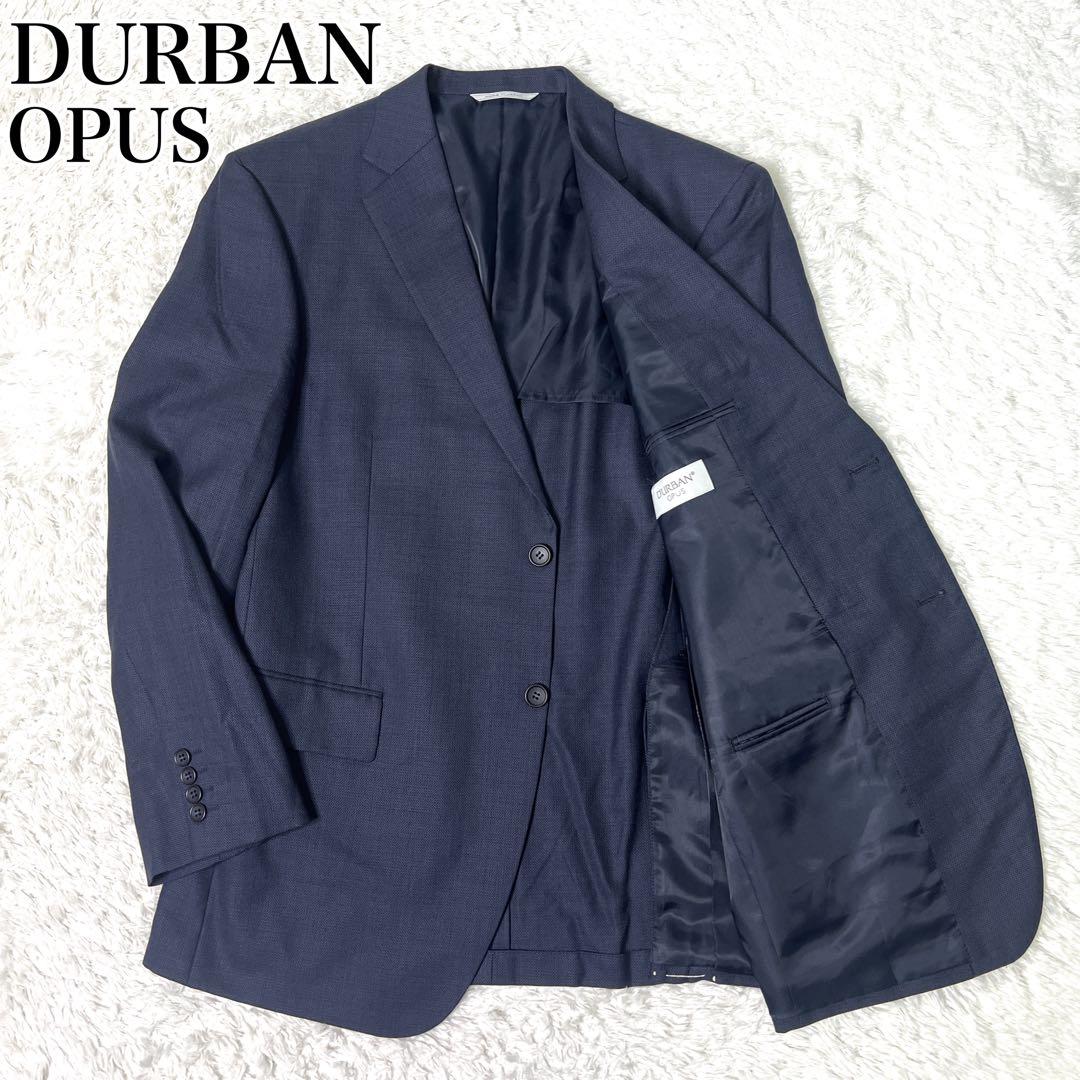 【未使用】ダーバン OPUS テーラードジャケット 日本製 シルク混 2L