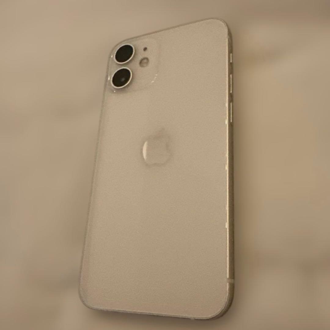 iPhone12mini　白　128GB　Apple純正カバー付