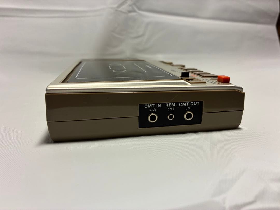 動作品　NEC PC-2081 データレコーダー　カセットプレーヤー