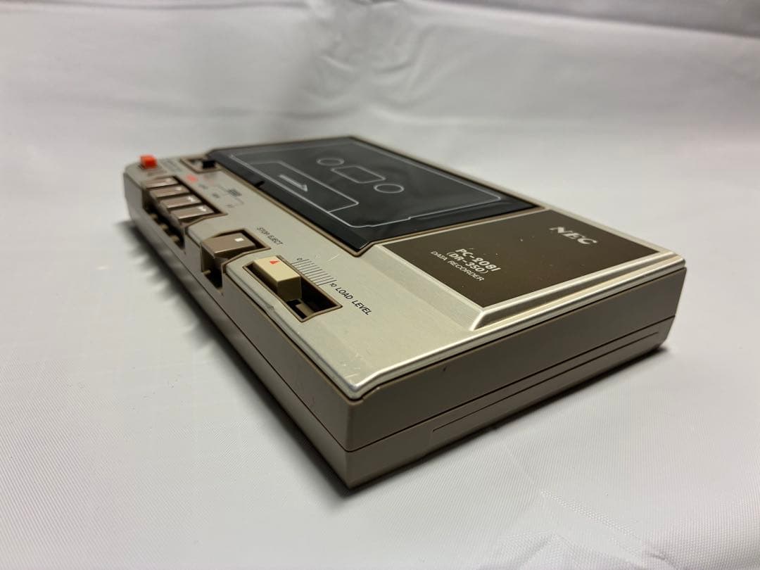 動作品　NEC PC-2081 データレコーダー　カセットプレーヤー