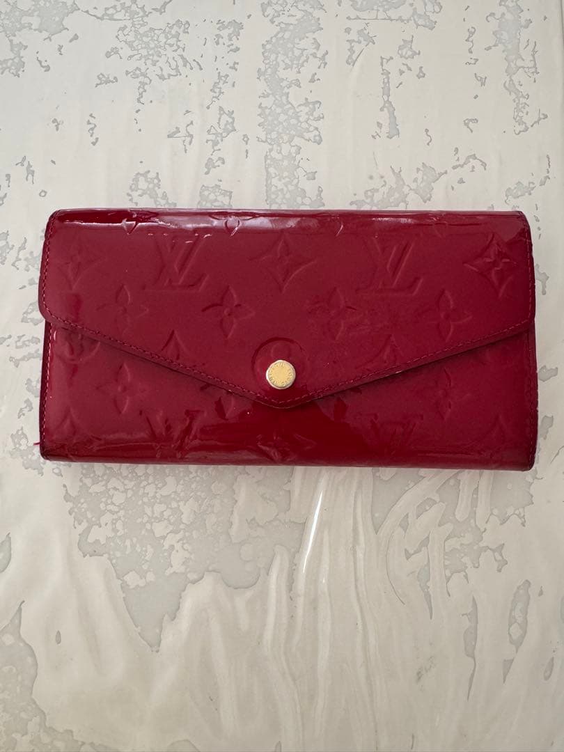 Louis Vuitton バーガンディ 長財布