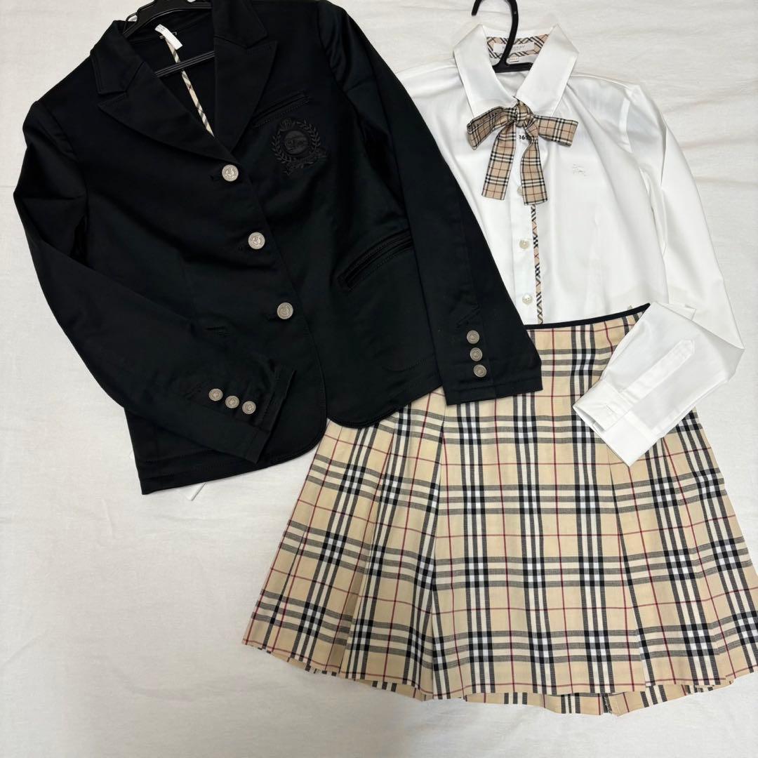 バーバリー　可愛い　豪華セット　リボンタイ　卒業　入学　150