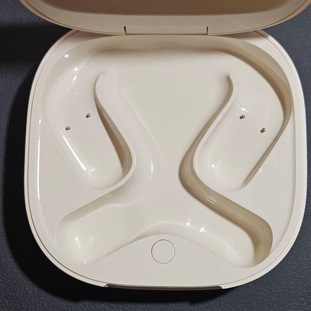 Shokz OpenFit 2 充電ケース ホワイト系 動作確認済