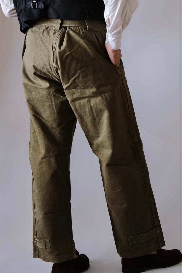 40sフレンチアーミー前期モーターサイクルパンツM35 XL相当