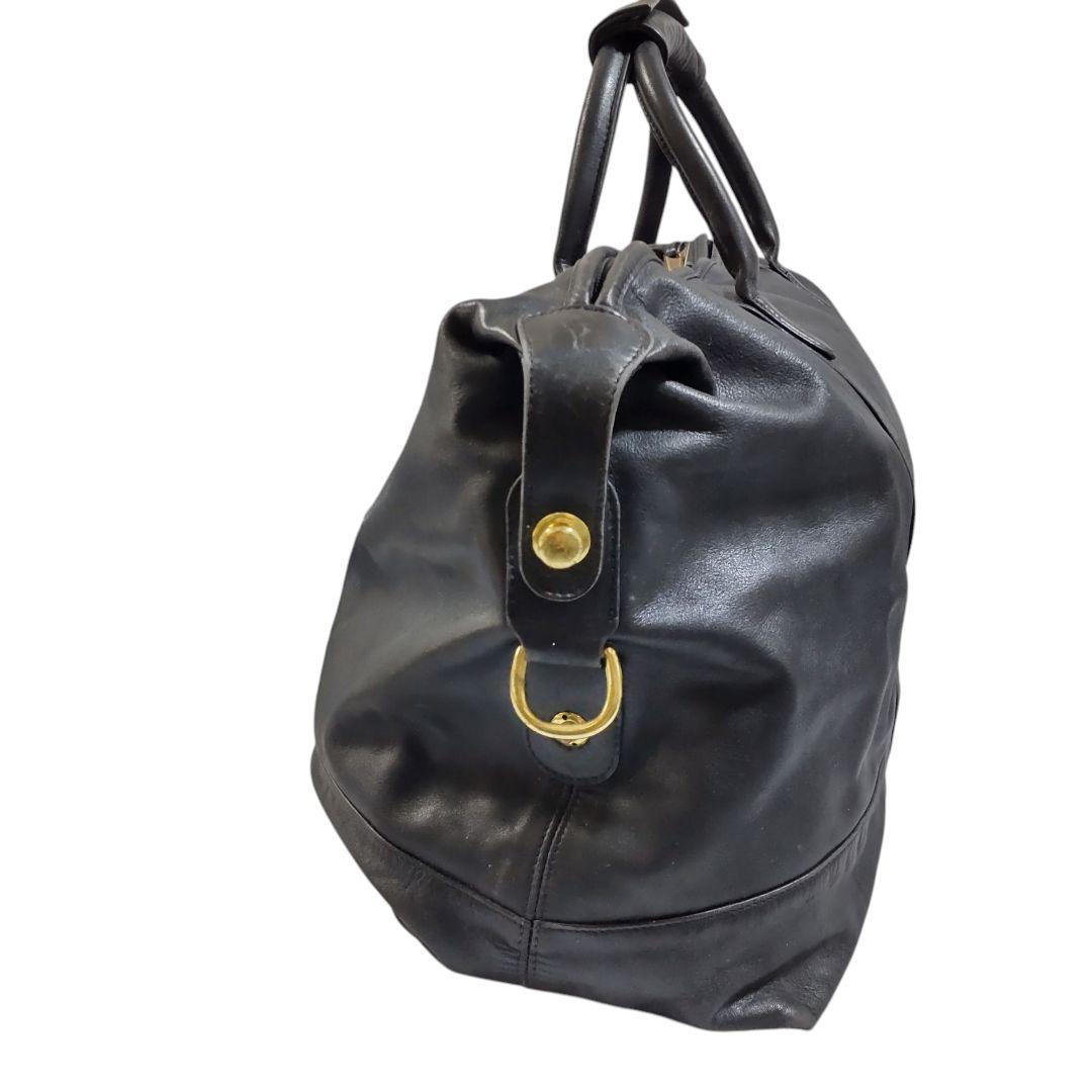 オールドコーチ ボストンバッグ オールレザー COACH ブラック