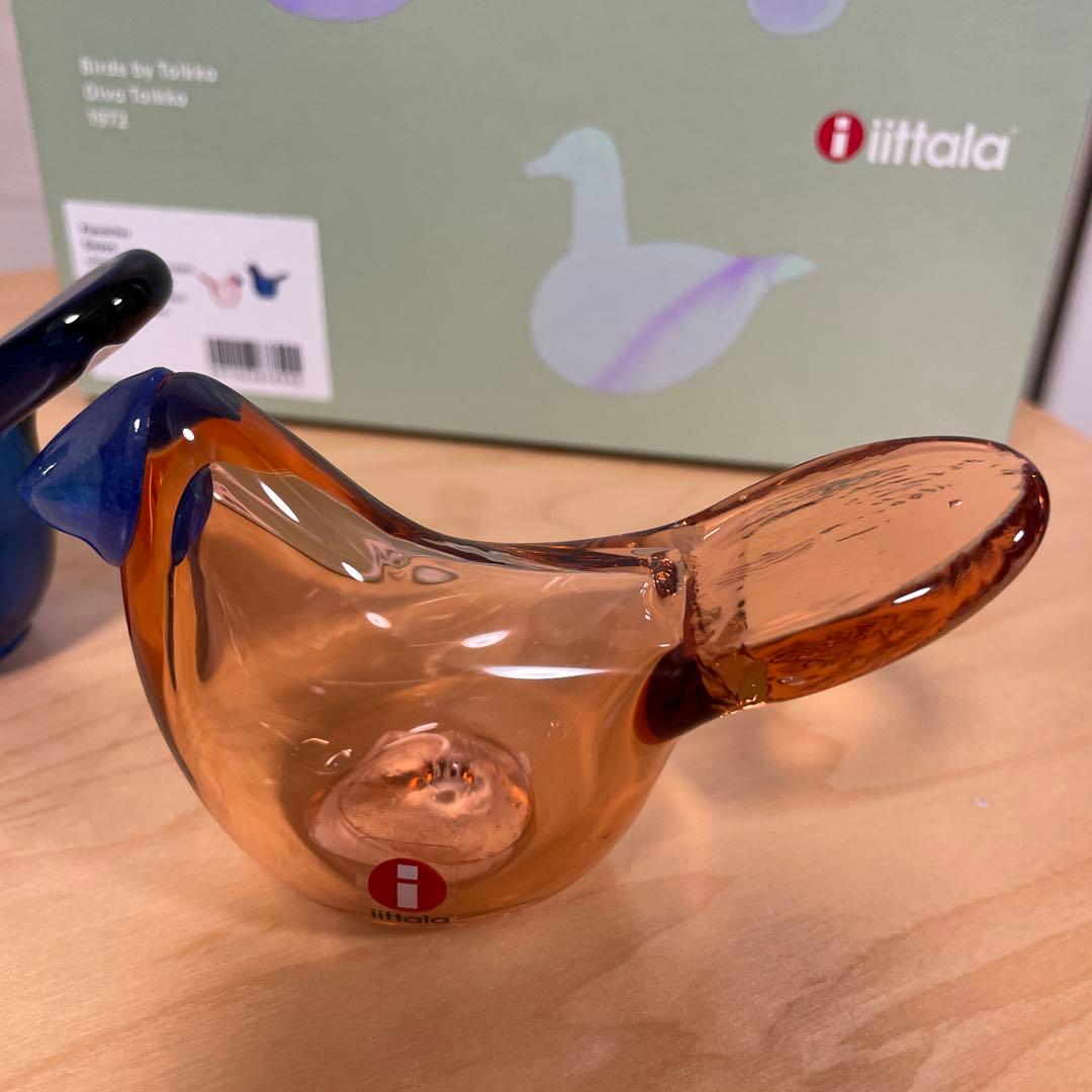 イッタラバード バイ トイッカ シエッポ サーモンピンク&ウルトラマリンブルー