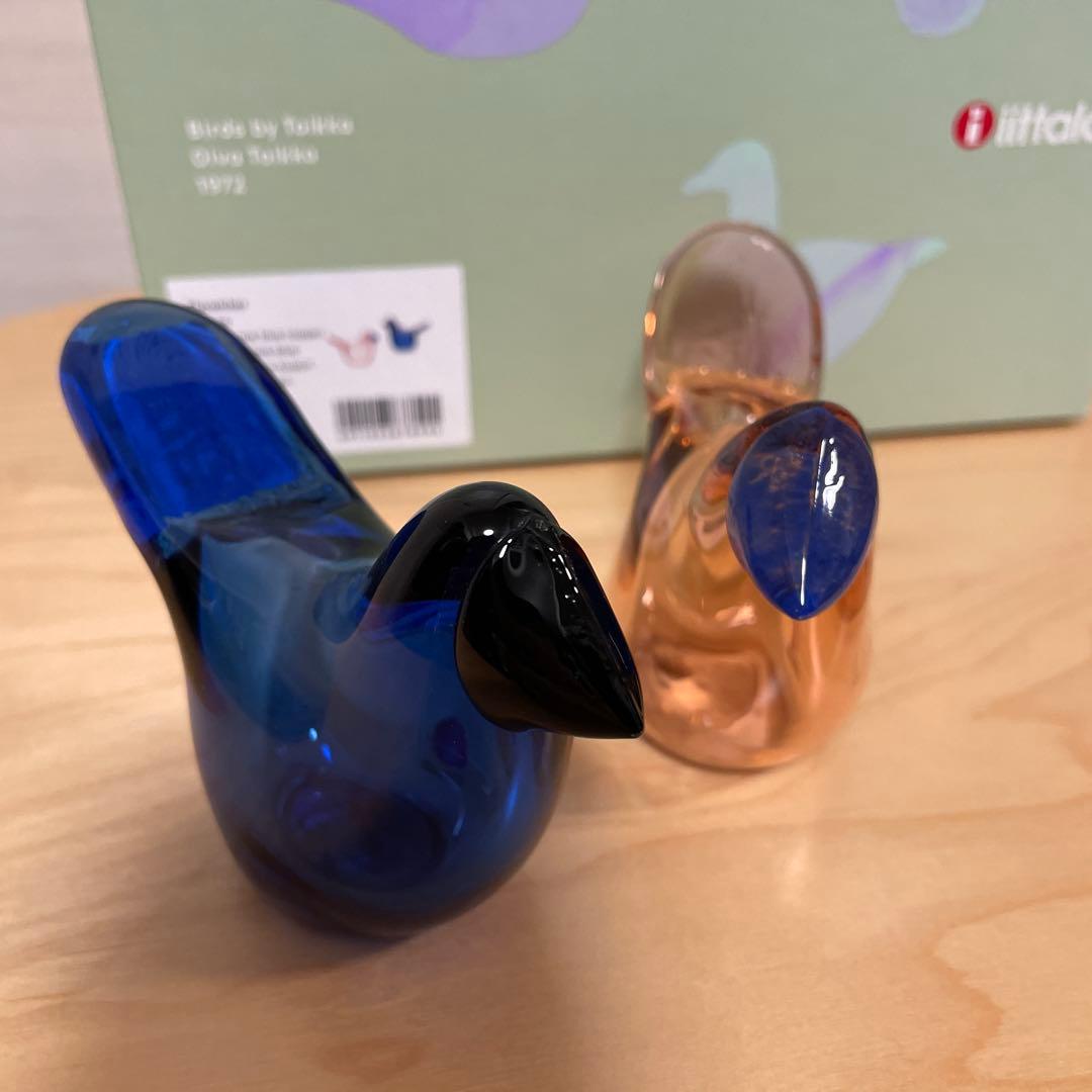 イッタラバード バイ トイッカ シエッポ サーモンピンク&ウルトラマリンブルー