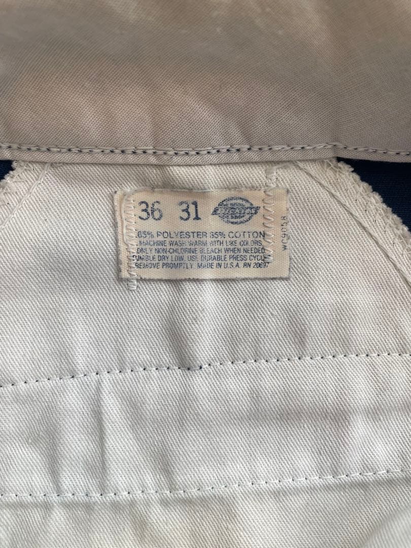 ディッキーズ　80s チビタグ　ネイビー