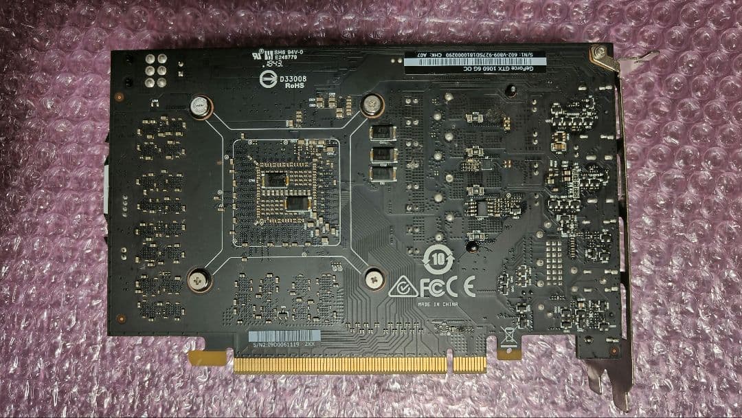 MSI GTX 1060 6G 動作確認済み ①