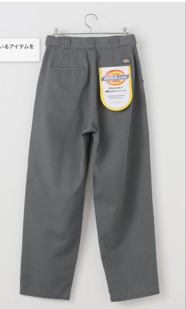 ★HOLIDAY DICKIES BELTED 2TUCK PANTS GRAY
