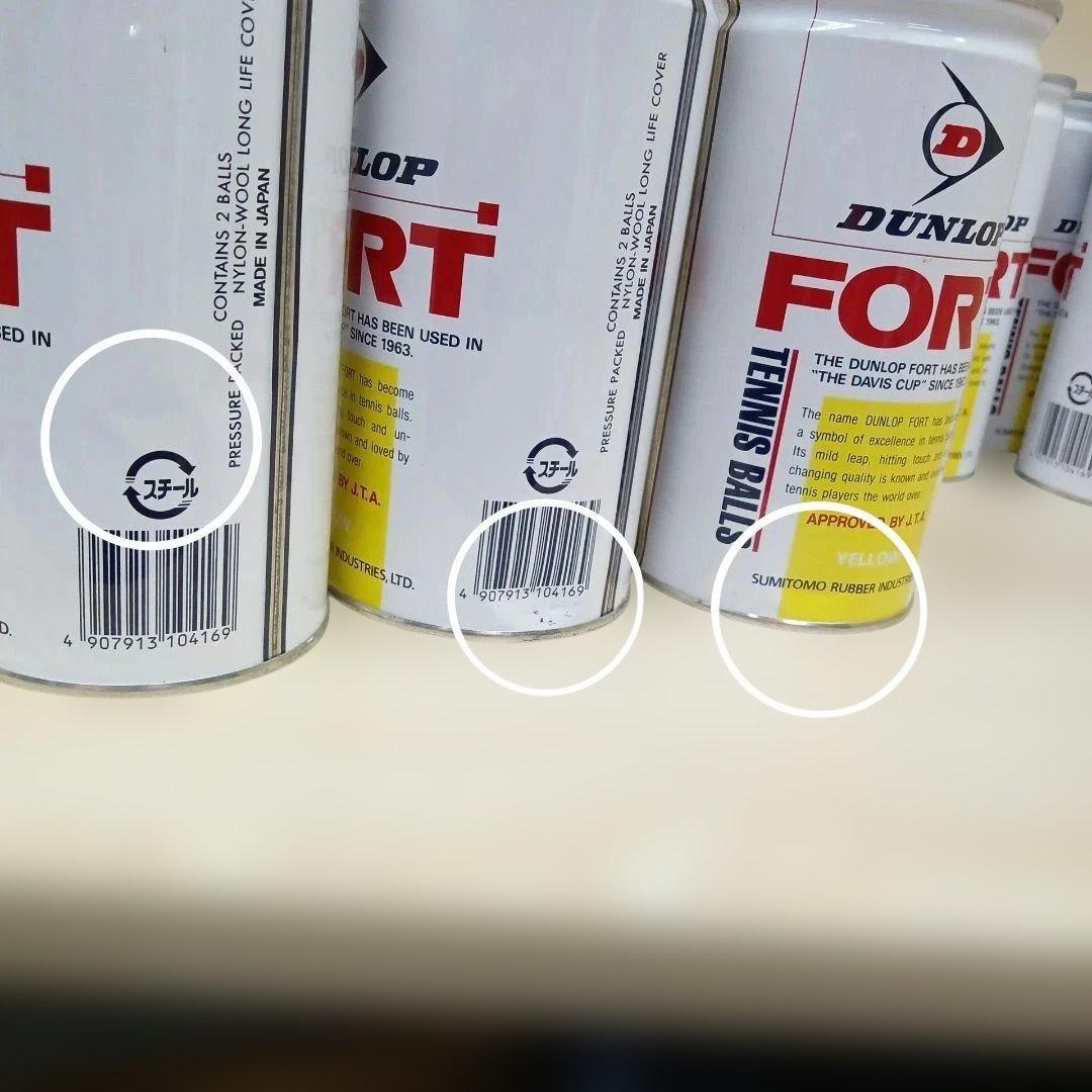 DUNLOP/ダンロップ テニスボール FORT 2球入×24缶