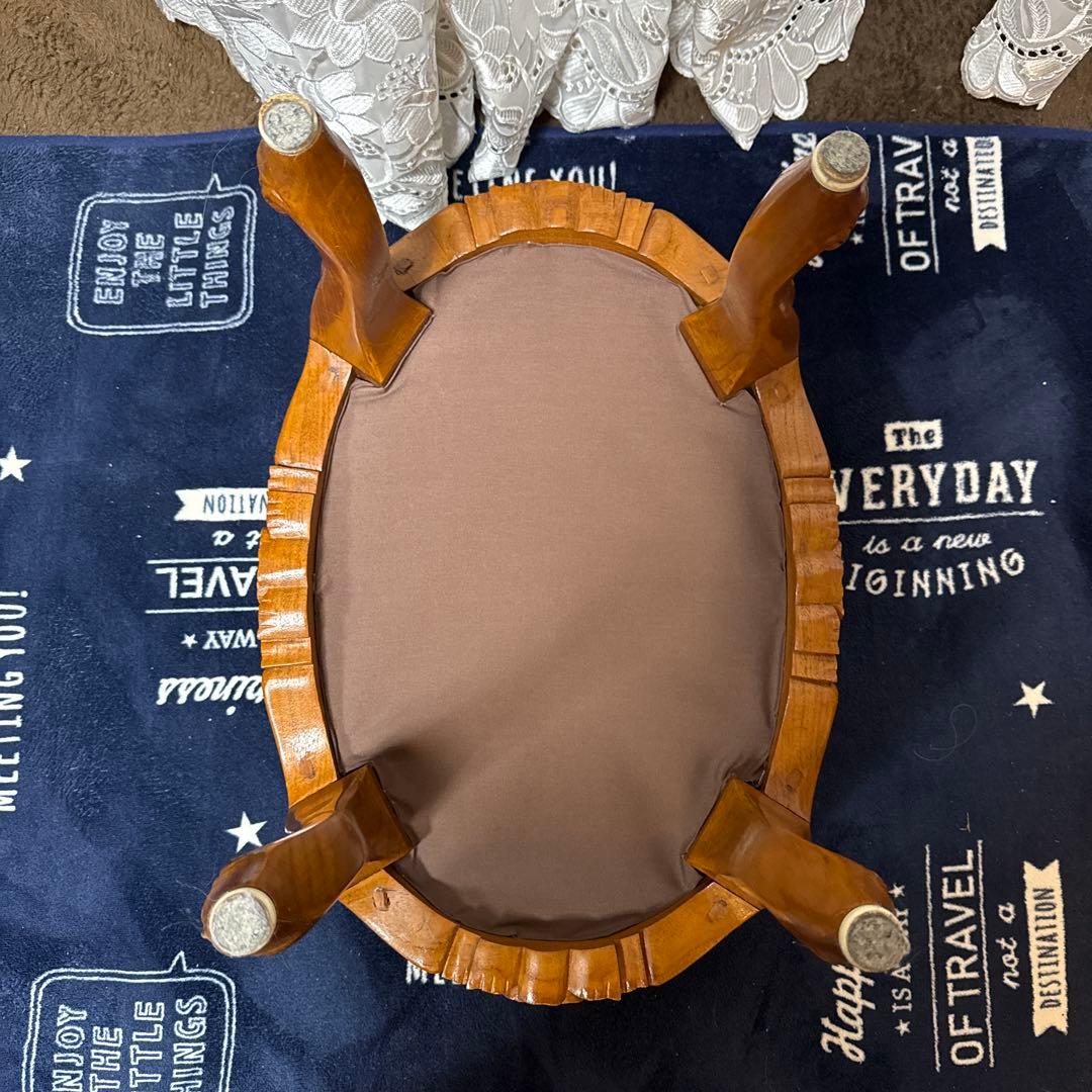 クレマ　アンティーク　木製ドレッサー・鏡台セット　引き取り限定