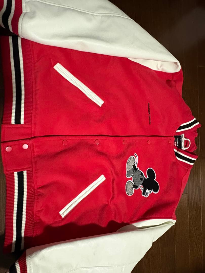 ロ*ん様 SUPREME ミッキーマウス スタジャン