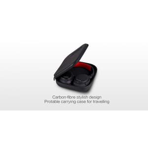 ヘッドホン AUSDOMワイヤレス anc7 ブラック レッド