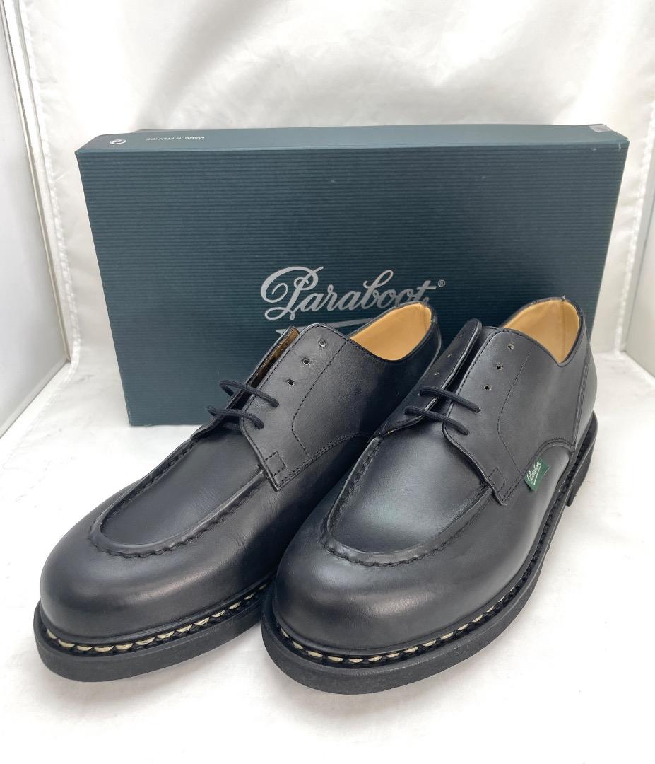 Paraboot ブラック レースアップシューズ 7.5 26cm