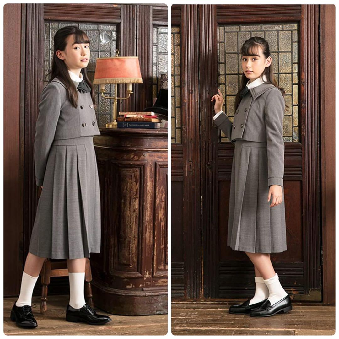 アリサナ　ワンピーススーツ　4点セット　女の子　卒業式　入学式　グレー　160