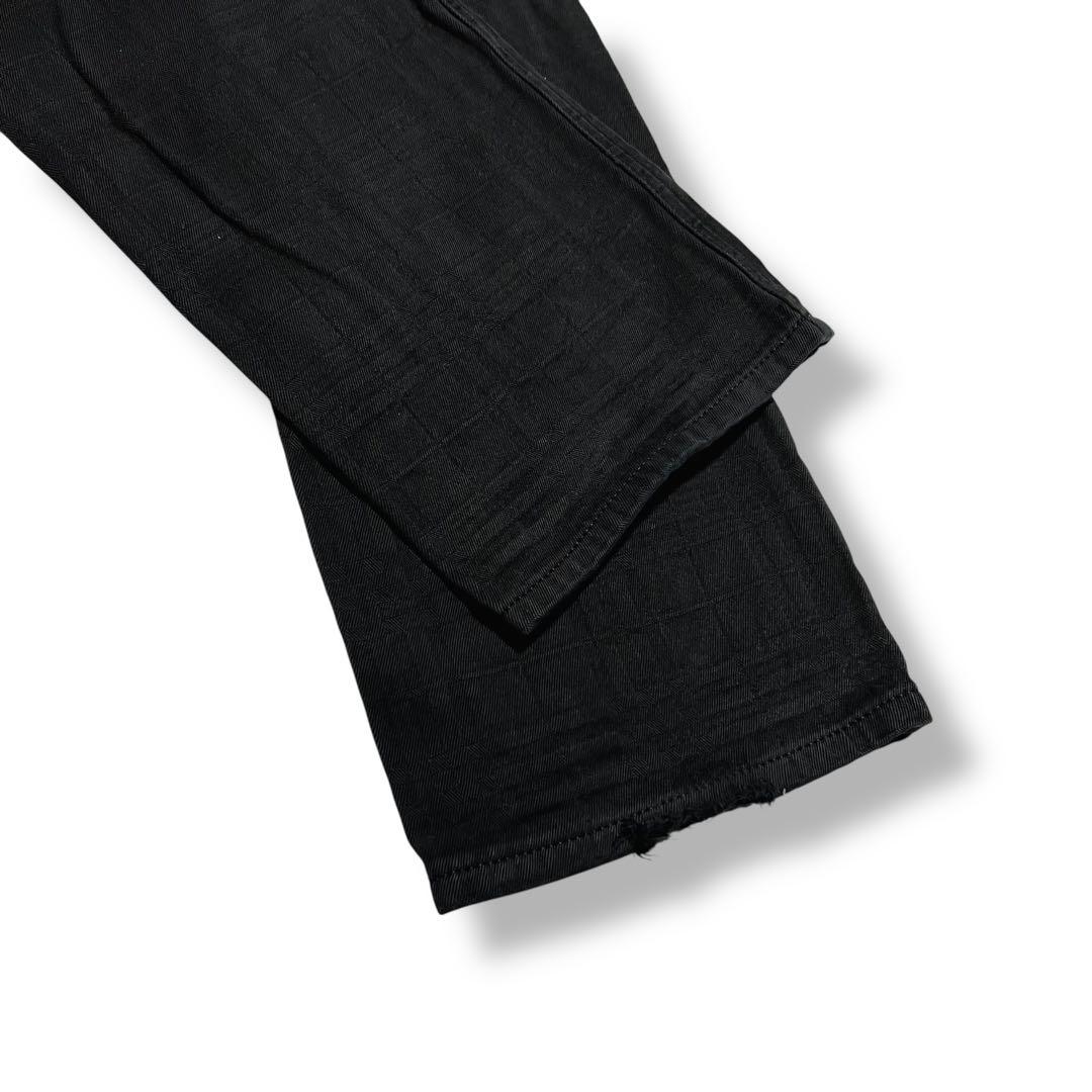 バーバリーブラックレーベル シャドーチェック ストレート 三陽商会