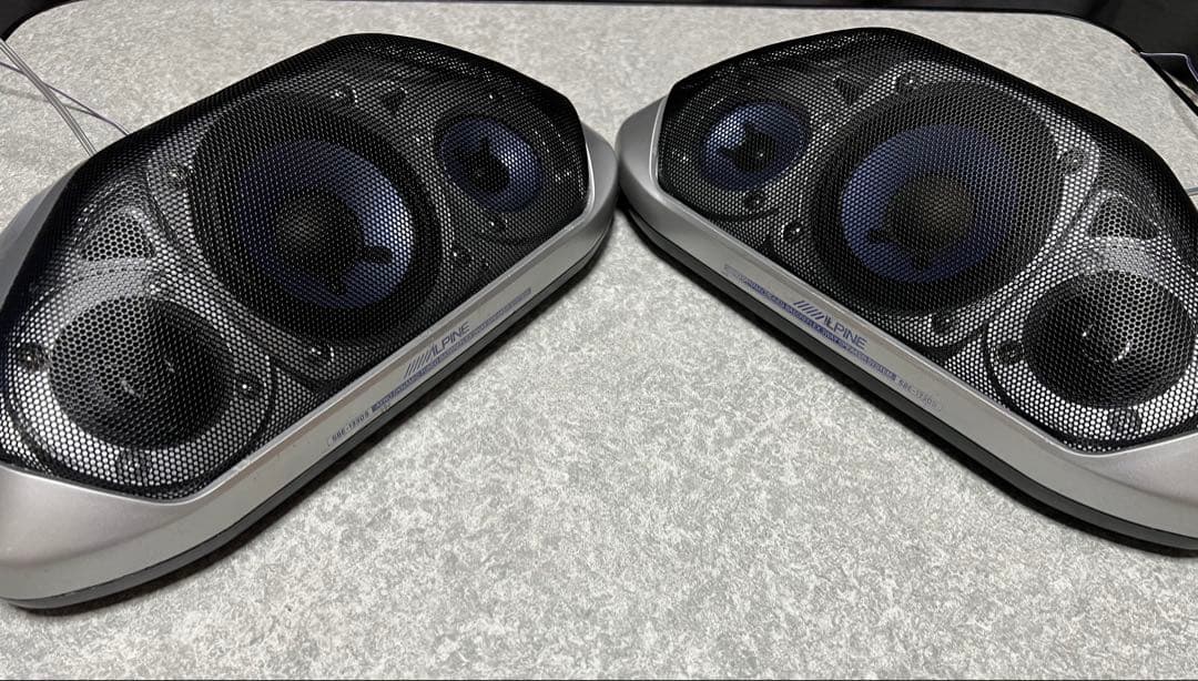 アルパイン イルミネーション 置き型スピーカー ,,旧車 TS-X