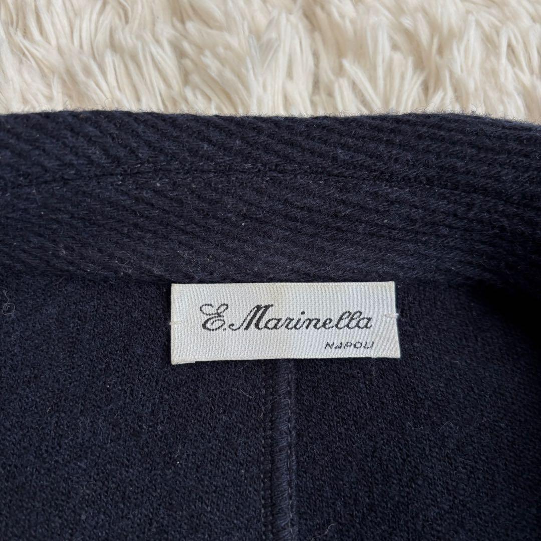 (美品) マリネッラ ニット テーラードジャケット ウール イタリア製 アンコン